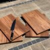 Chopping / Charcuterie Board - 400mm long x 250mm wide x 18mm thick