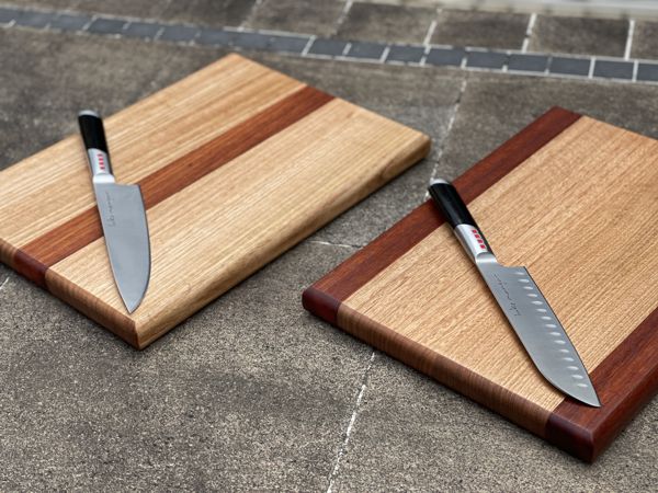 Chopping / Charcuterie Board Two Tone - 390mm long x 280mm wide x 30mm thick