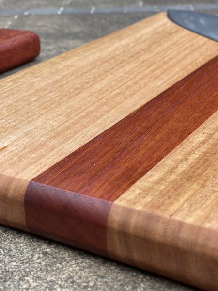 Chopping / Charcuterie Board Two Tone - 390mm long x 280mm wide x 30mm thick