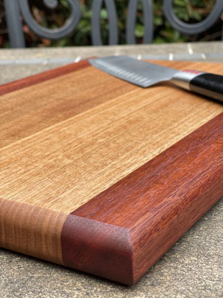 Chopping / Charcuterie Board Two Tone - 390mm long x 280mm wide x 30mm thick
