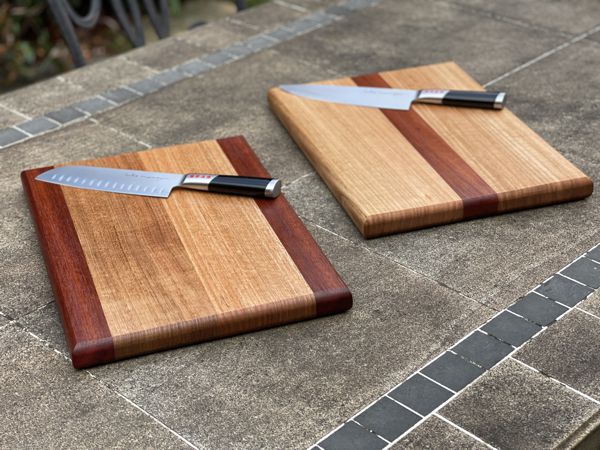 Chopping / Charcuterie Board Two Tone - 390mm long x 280mm wide x 30mm thick