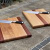 Chopping / Charcuterie Board Two Tone - 390mm long x 280mm wide x 30mm thick