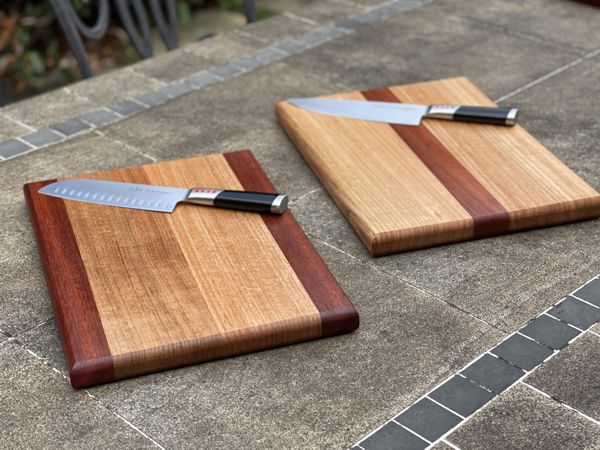 Chopping / Charcuterie Board Two Tone - 390mm long x 280mm wide x 30mm thick