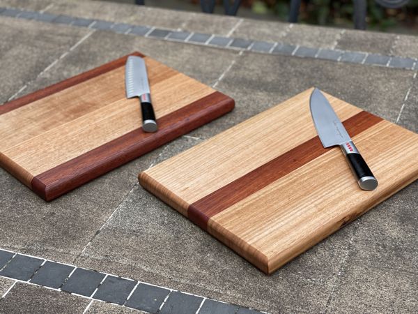 Chopping / Charcuterie Board Two Tone - 390mm long x 280mm wide x 30mm thick