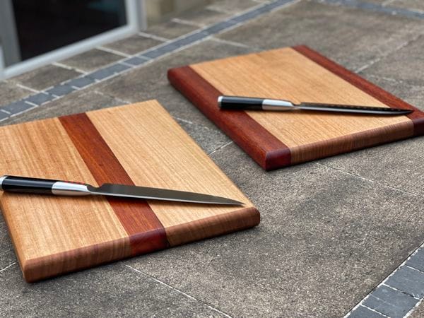 Chopping / Charcuterie Board Two Tone - 390mm long x 280mm wide x 30mm thick