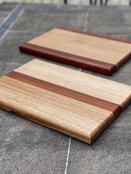Chopping / Charcuterie Board Two Tone - 390mm long x 280mm wide x 30mm thick