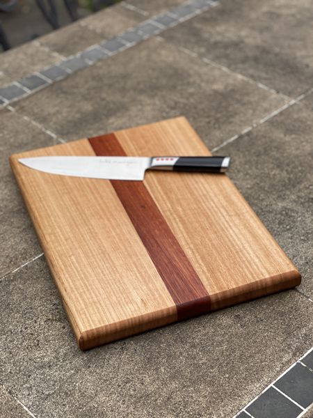 Chopping / Charcuterie Board Two Tone - 390mm long x 280mm wide x 30mm thick