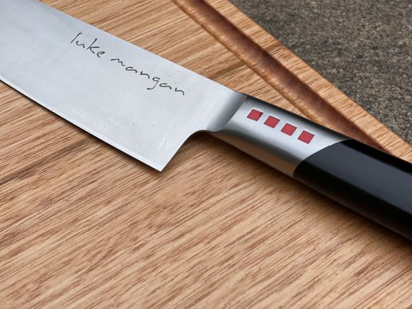 Chopping / Charcuterie Board Two Tone Juice Groove - 390mm long x 280mm wide x 30mm thick