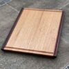 Chopping / Charcuterie Board Two Tone Juice Groove - 390mm long x 280mm wide x 30mm thick