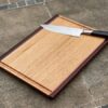 Chopping / Charcuterie Board Two Tone Juice Groove - 390mm long x 280mm wide x 30mm thick