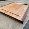Chopping / Charcuterie Board - 600mm long x 400mm wide x 30mm thick (Juice Groove One Side)