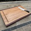 Chopping / Charcuterie Board - 600mm long x 400mm wide x 30mm thick (Juice Groove One Side)