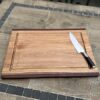 Chopping / Charcuterie Board - 600mm long x 400mm wide x 30mm thick (Juice Groove One Side)