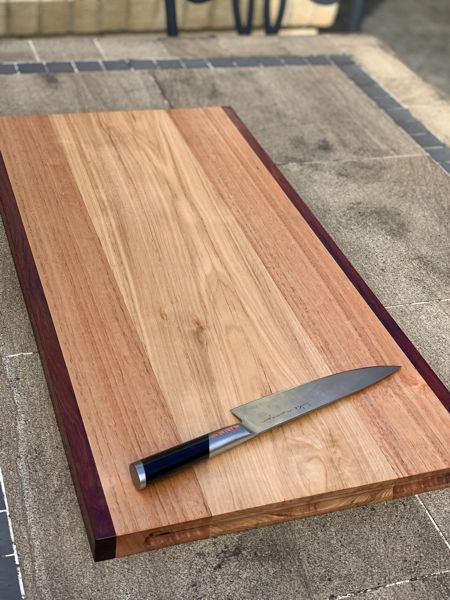 Chopping / Charcuterie Board - 800mm long x 400mm wide x 30mm thick