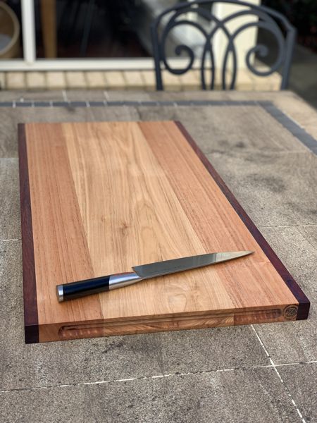 Chopping / Charcuterie Board - 800mm long x 400mm wide x 30mm thick