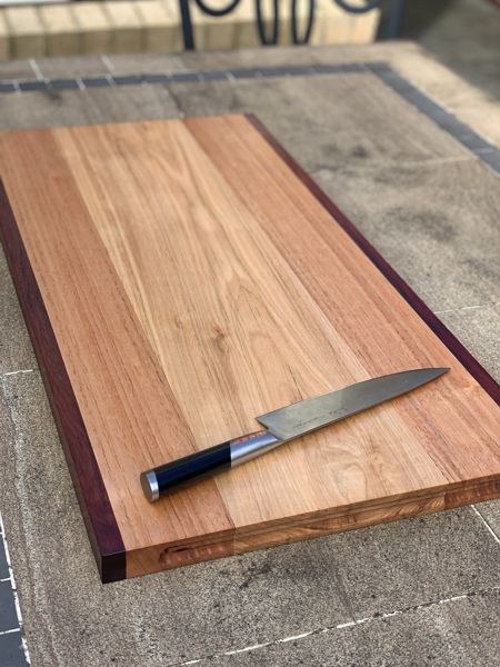 Chopping / Charcuterie Board - 800mm long x 400mm wide x 30mm thick