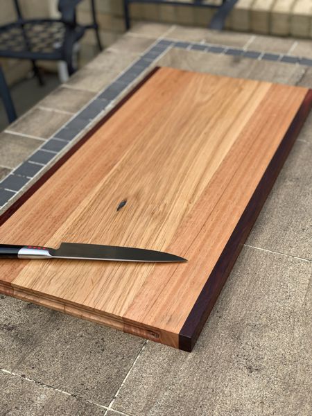 Chopping / Charcuterie Board - 800mm long x 400mm wide x 30mm thick