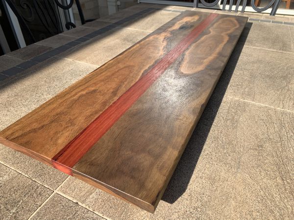 Grazing / Charcuterie Two Tone Board - 1m long x 300mm wide x 18mm thick