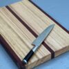 Chopping / Charcuterie Board - 500mm long x 310mm wide x 40mm thick - 3 strip
