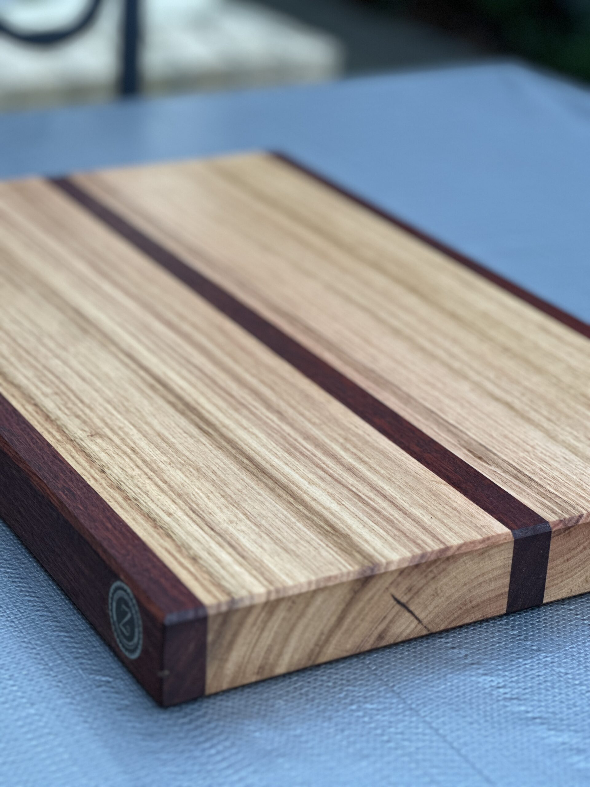 Chopping / Charcuterie Board - 500mm long x 310mm wide x 40mm thick - 3 strip