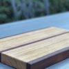 Chopping / Charcuterie Board - 500mm long x 310mm wide x 40mm thick - 3 strip