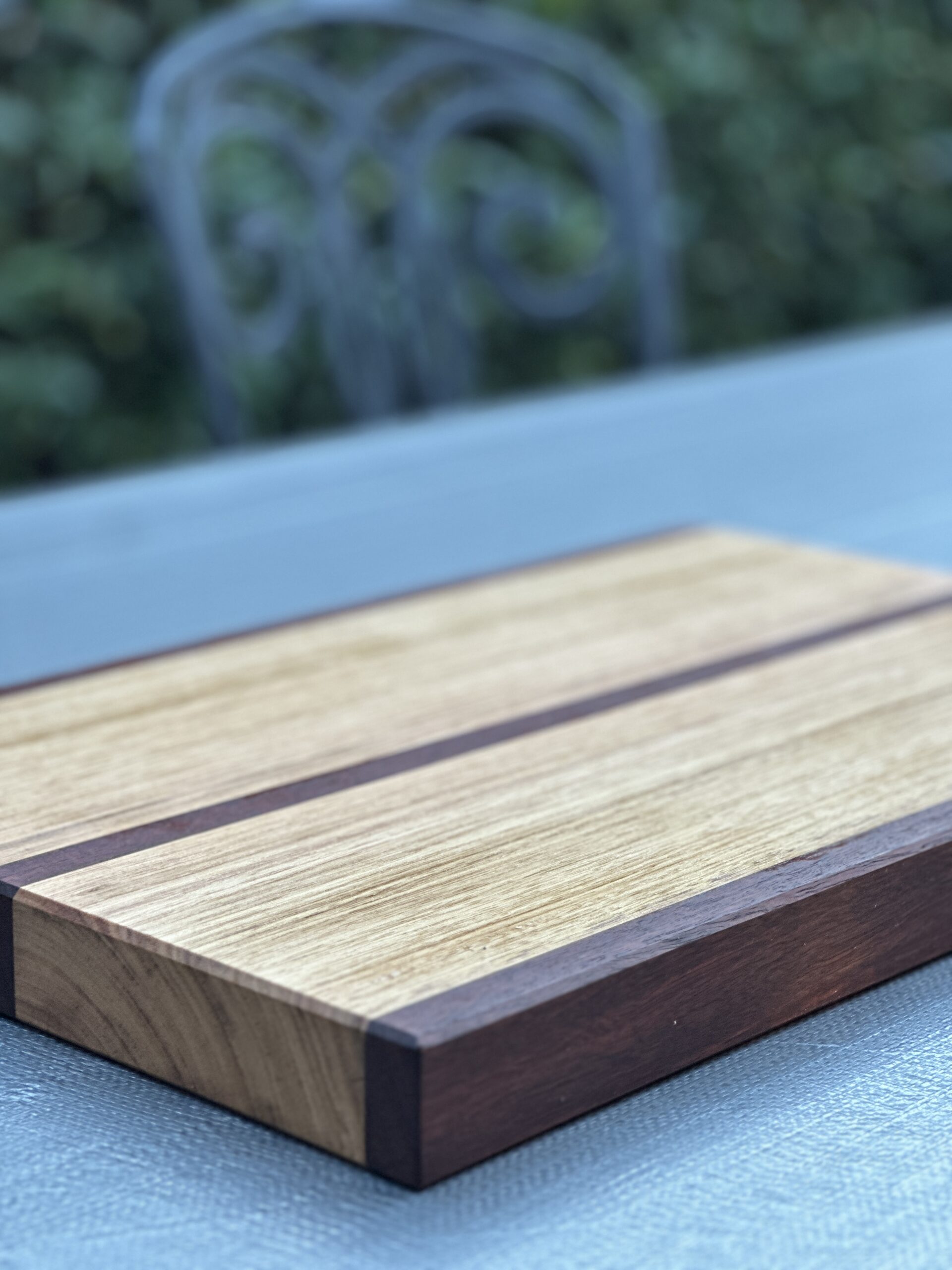 Chopping / Charcuterie Board - 500mm long x 310mm wide x 40mm thick - 3 strip