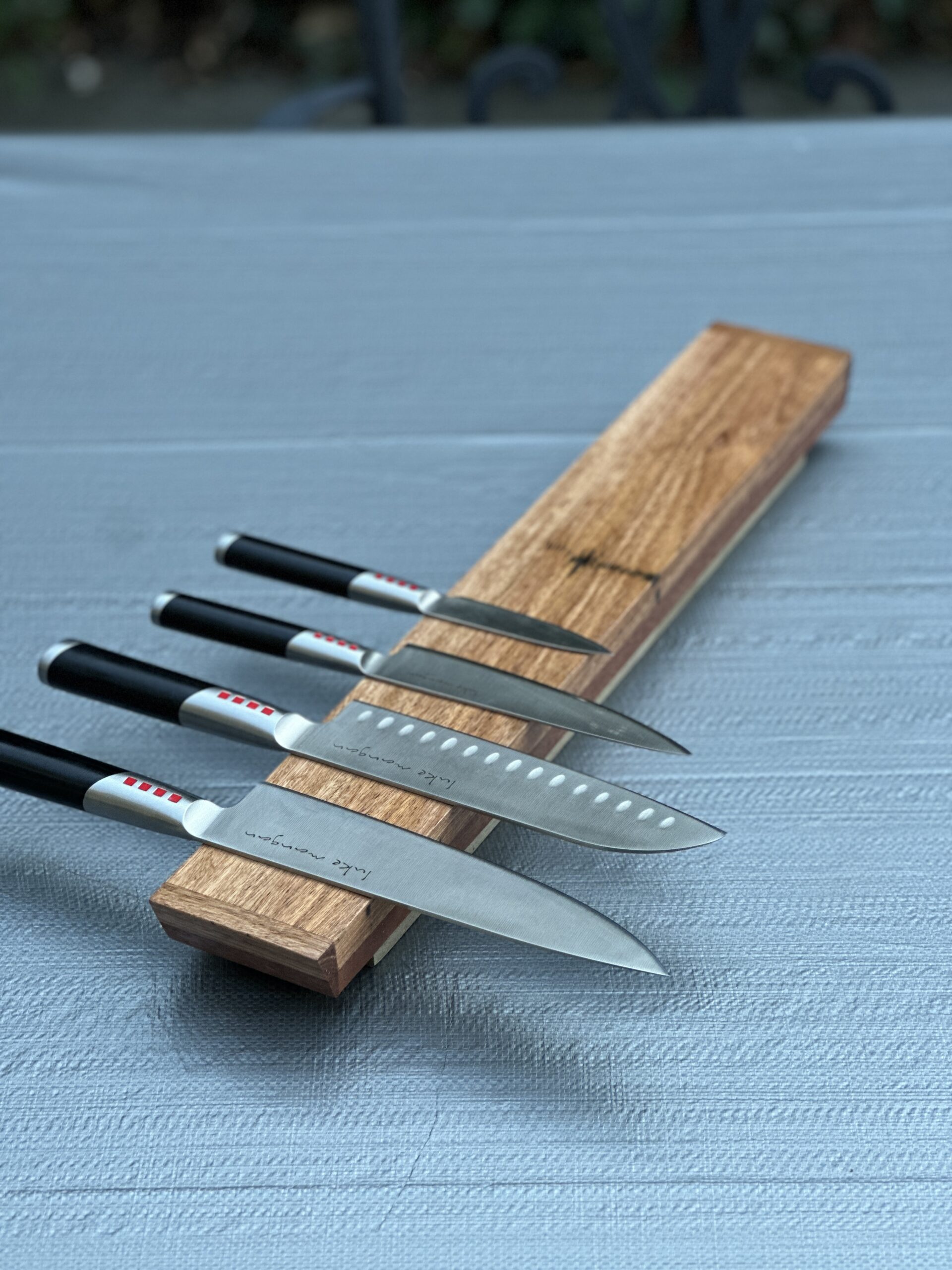 Magnetic Knife Rack - Wall Type 530mm wide x 80mm high (Available Now) 02
