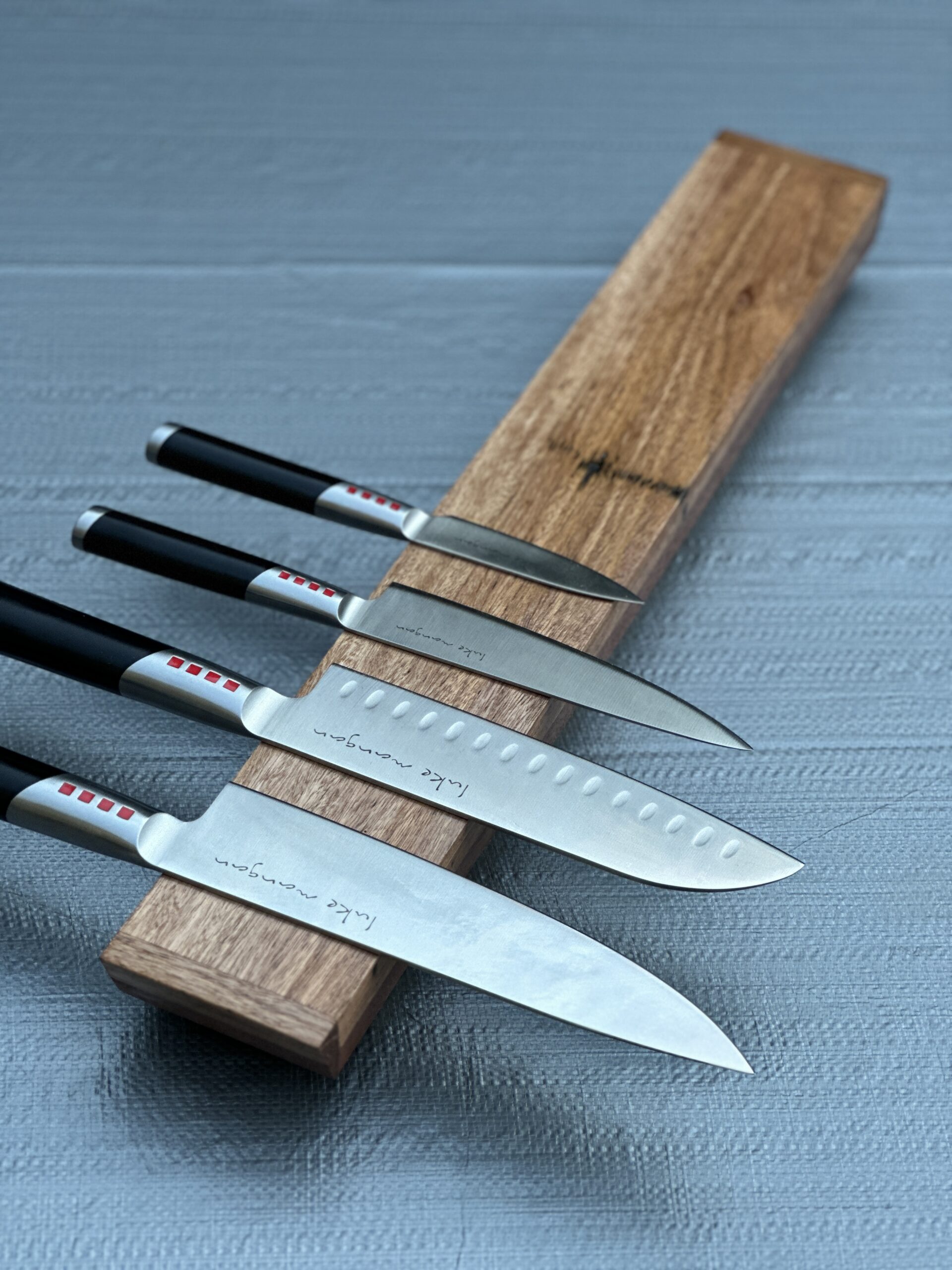 Magnetic Knife Rack - Wall Type 530mm wide x 80mm high (Available Now) 02