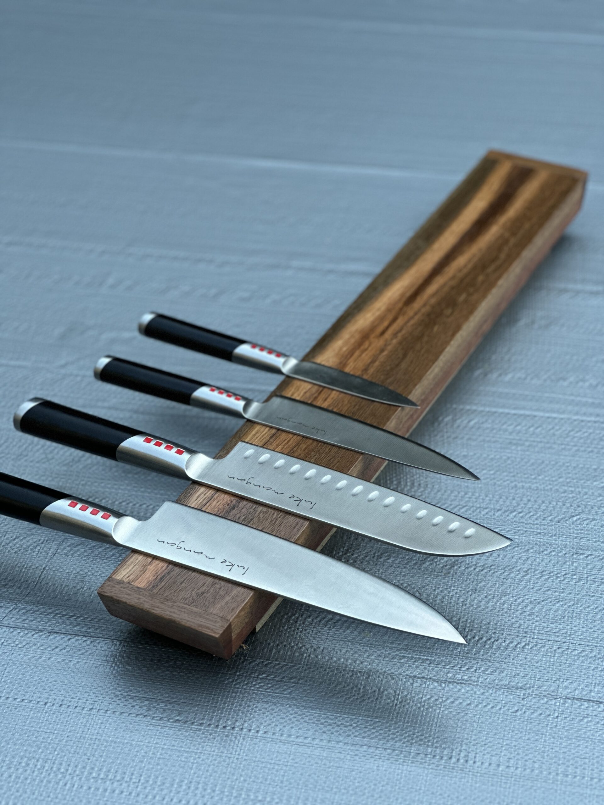 Magnetic Knife Rack - Wall Type 530mm wide x 80mm high (Available Now)