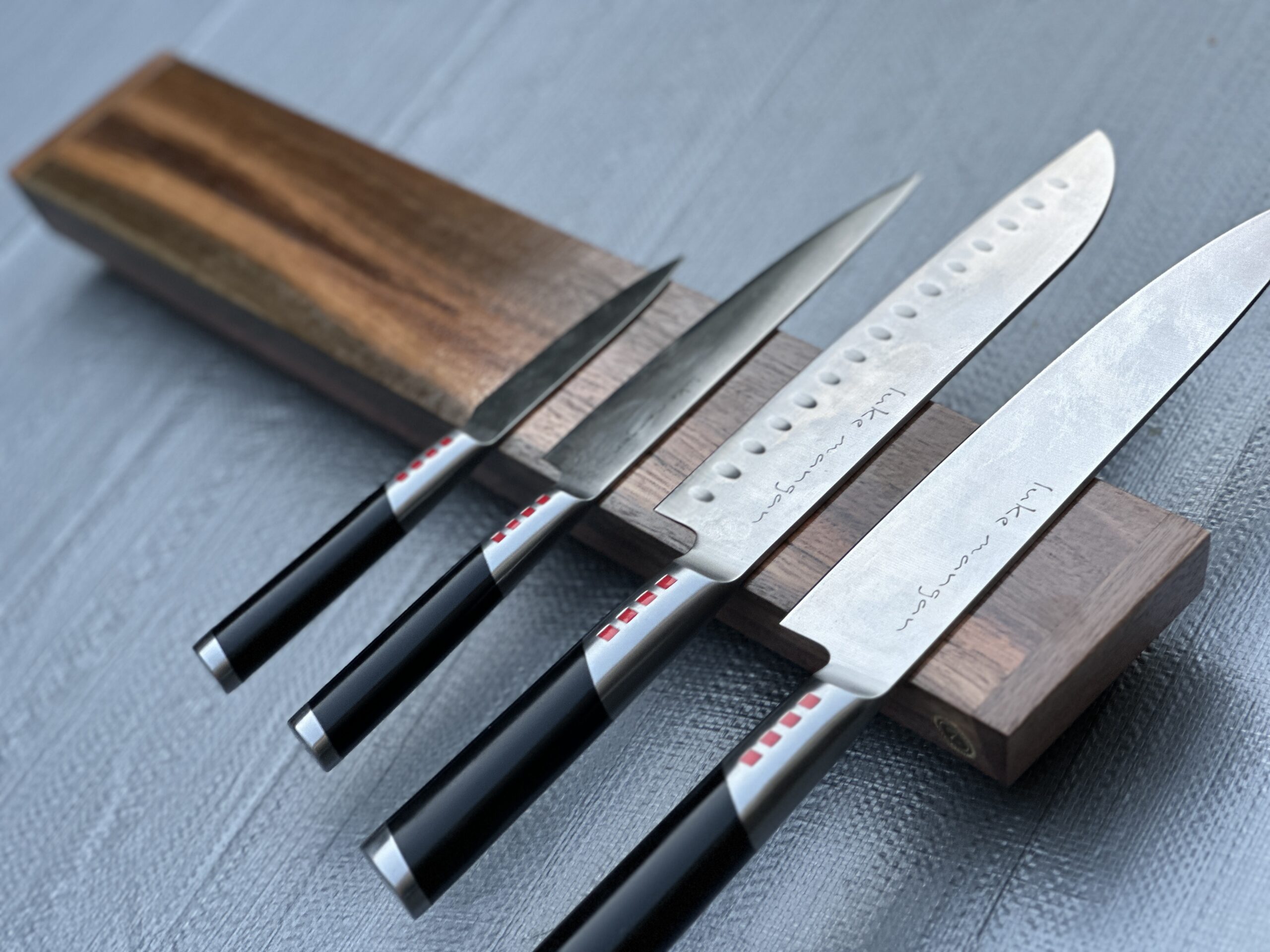 Magnetic Knife Rack - Wall Type 530mm wide x 80mm high (Available Now)