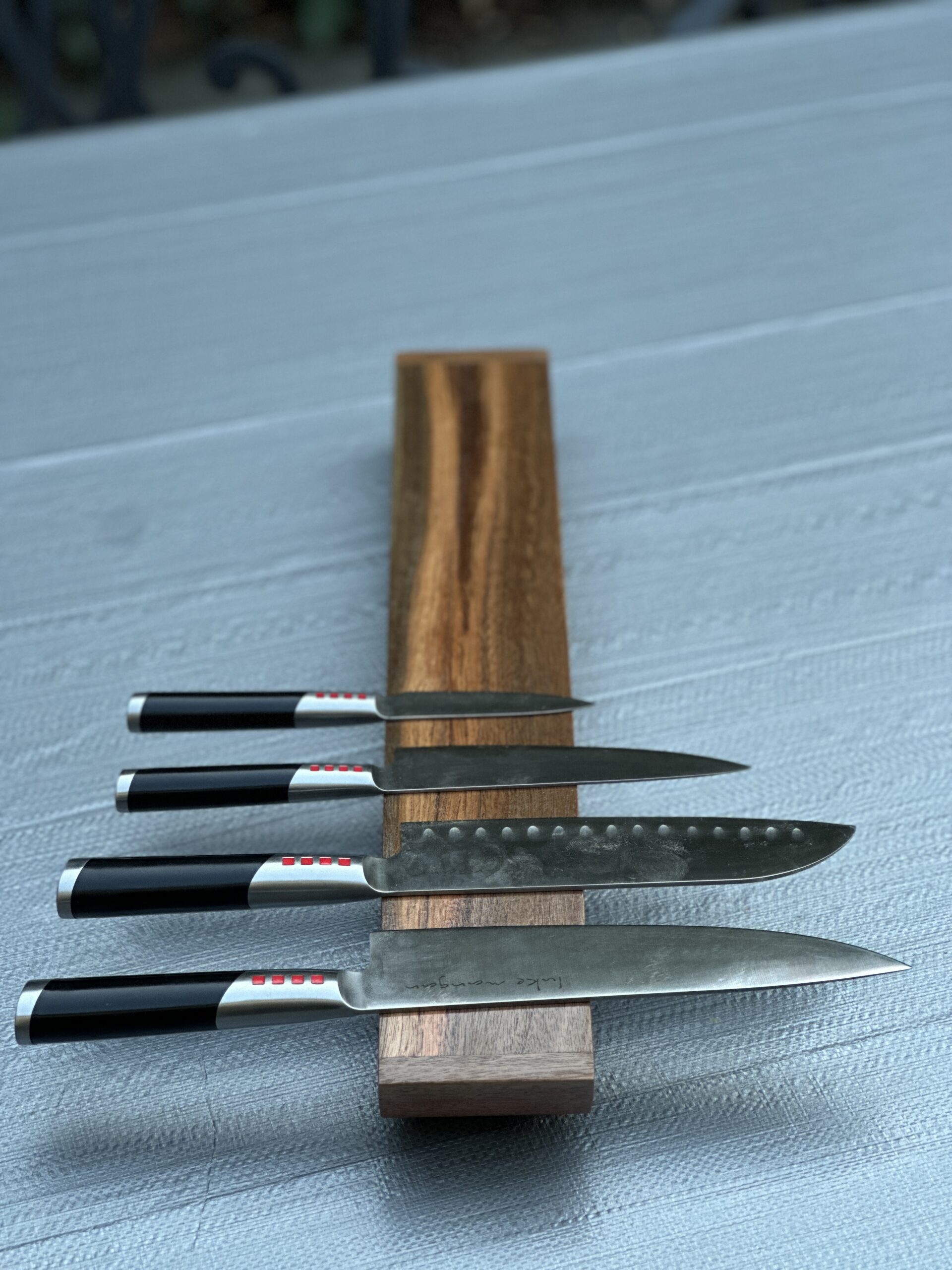 Magnetic Knife Rack - Wall Type 530mm wide x 80mm high (Available Now)