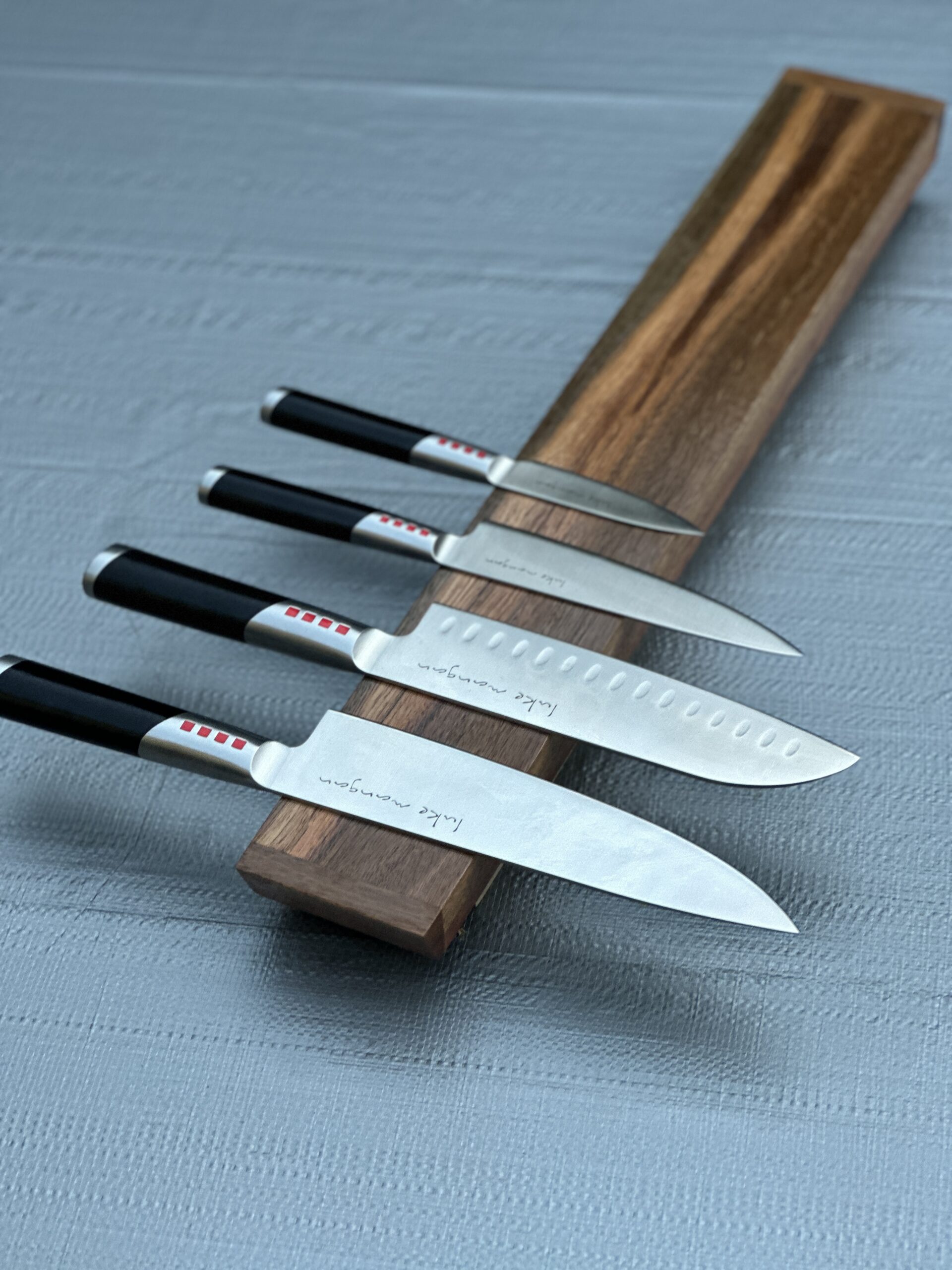 Magnetic Knife Rack - Wall Type 530mm wide x 80mm high (Available Now)