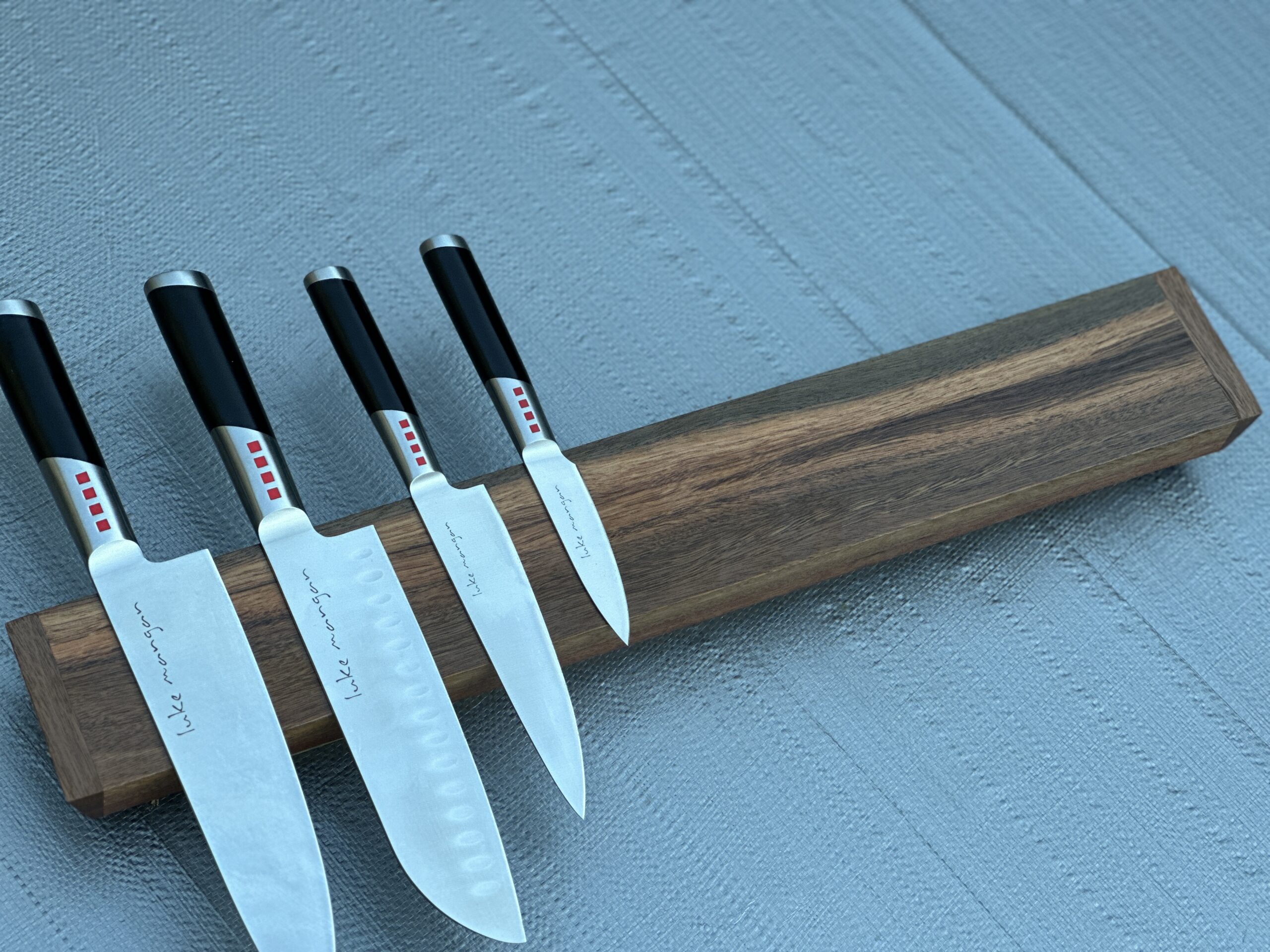 Magnetic Knife Rack - Wall Type 530mm wide x 80mm high (Available Now)