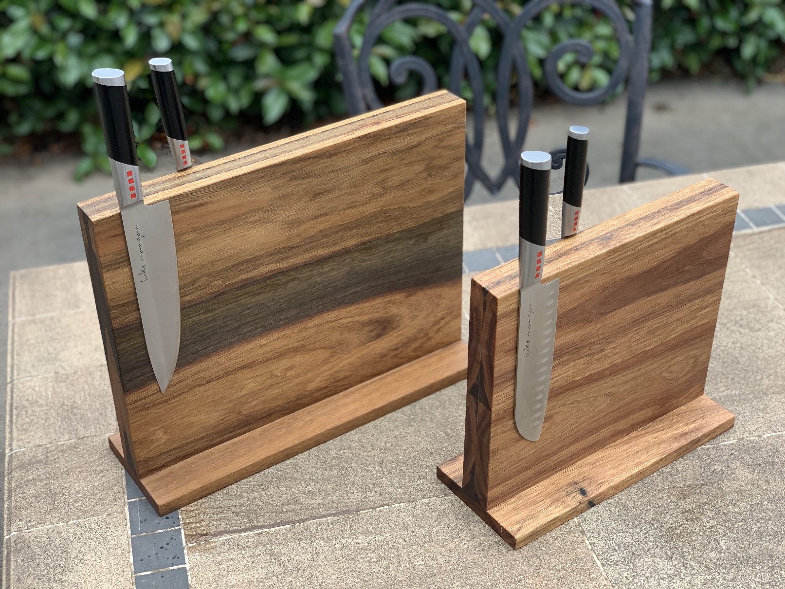 Magnetic Knife Boards - Double Sided T Type 400w x 260h