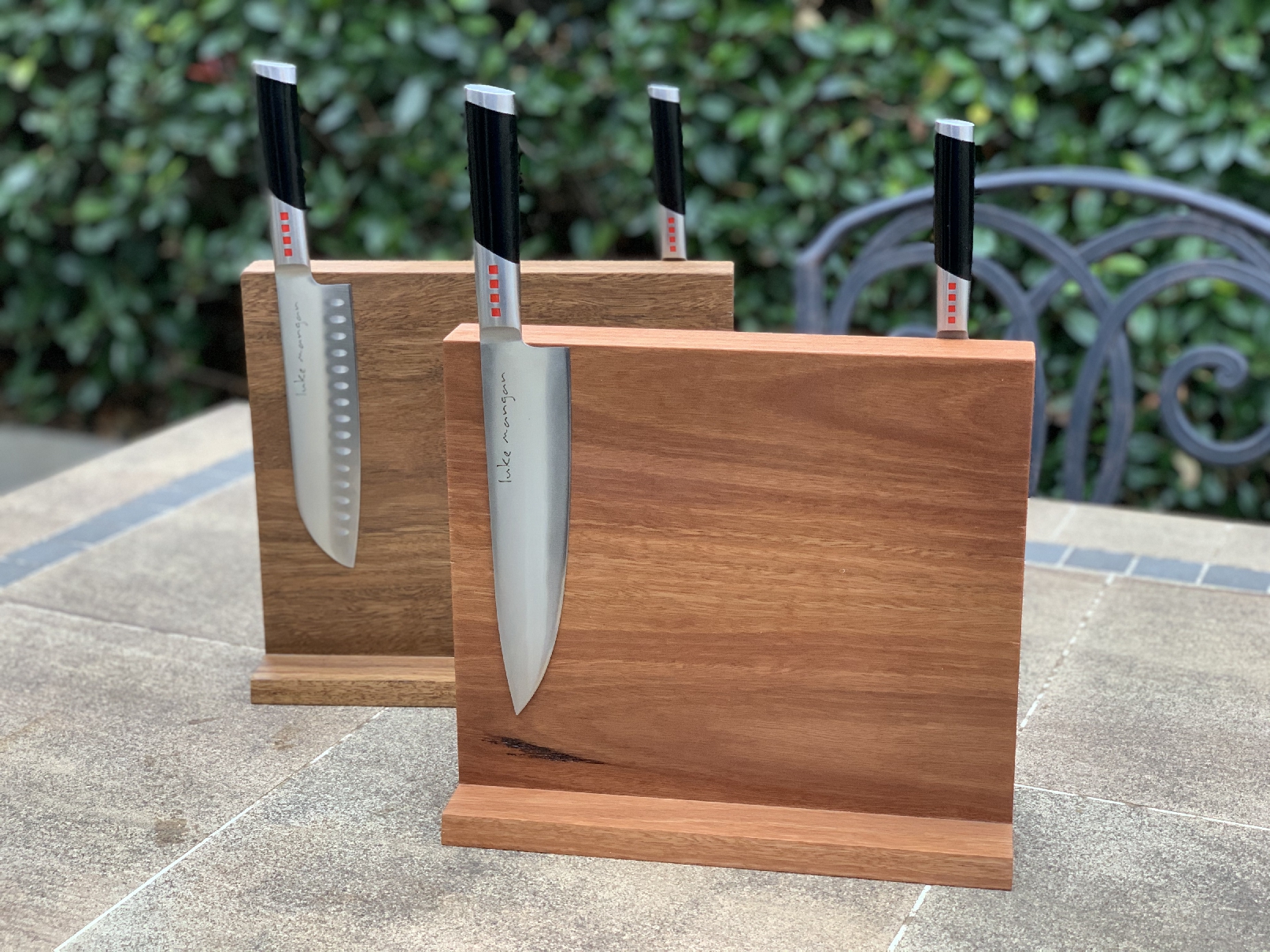 Magnetic Knife Boards - Double Sided T Type 400w x 260h