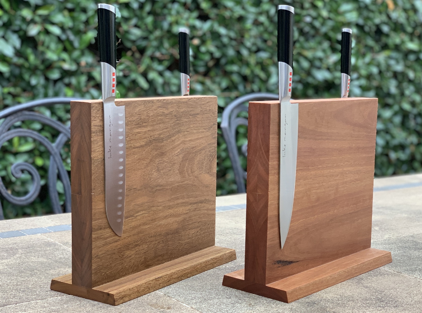 Magnetic Knife Boards - Double Sided T Type 400w x 260h