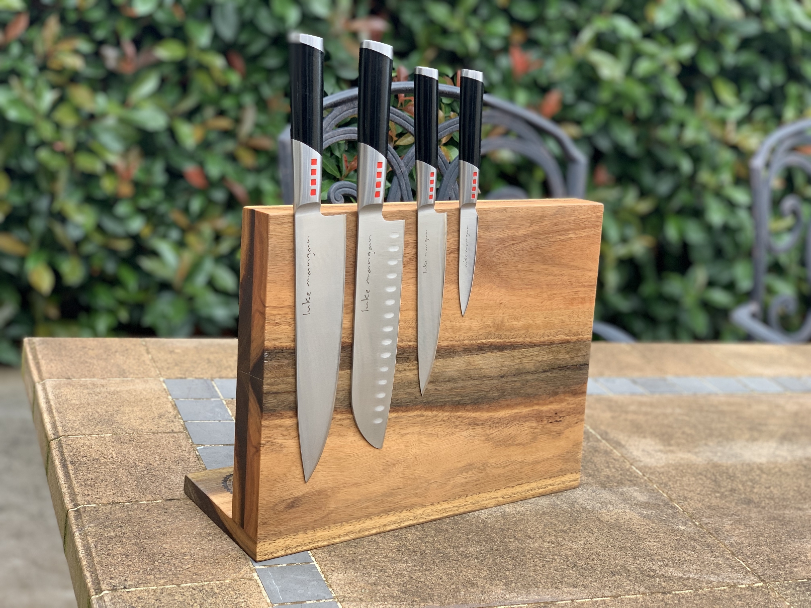 Magnetic Knife Boards - Single Sided Leaning Type 500w x 260h