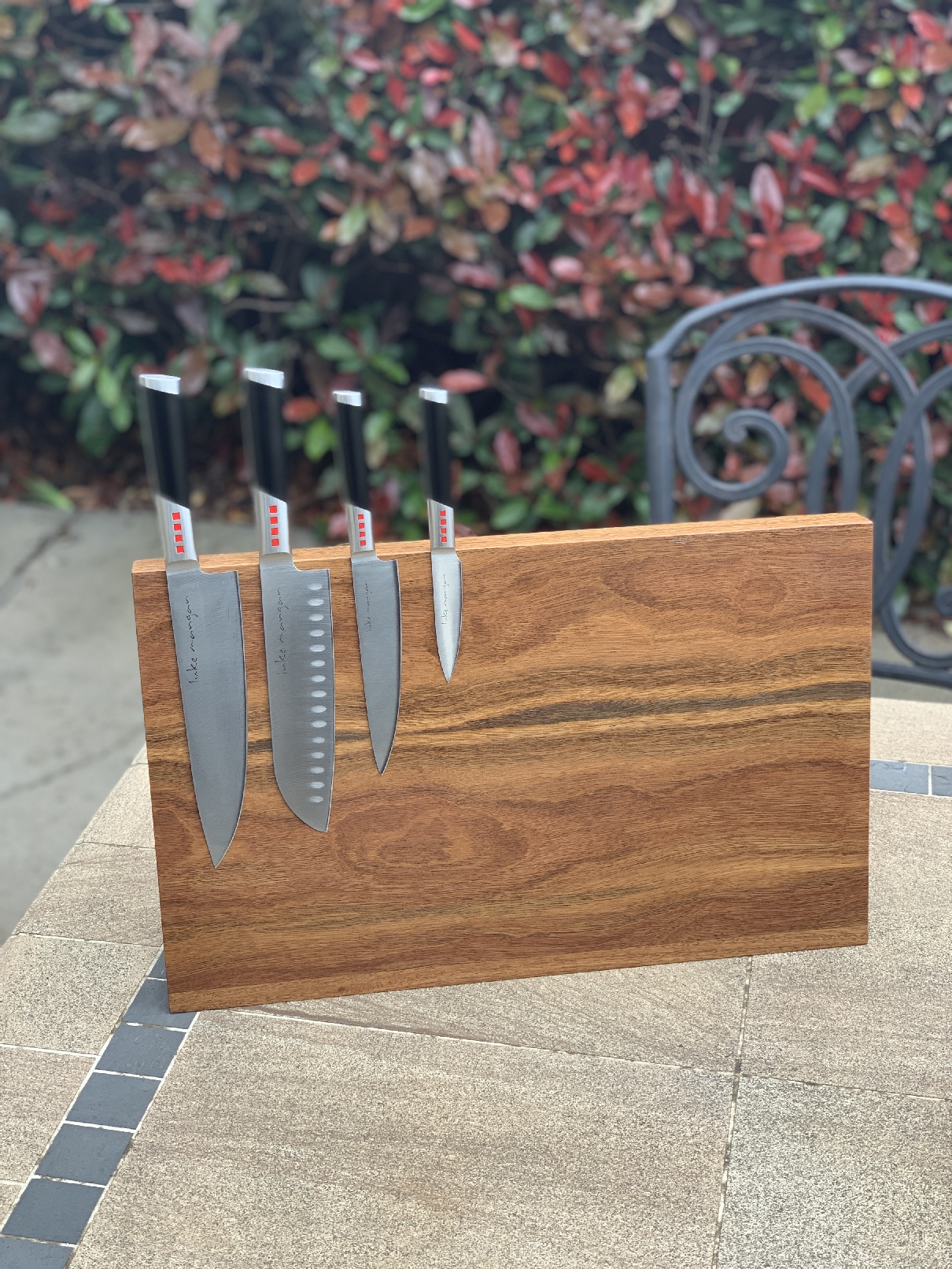 Magnetic Knife Boards - Single Sided Leaning Type 600w x 260h