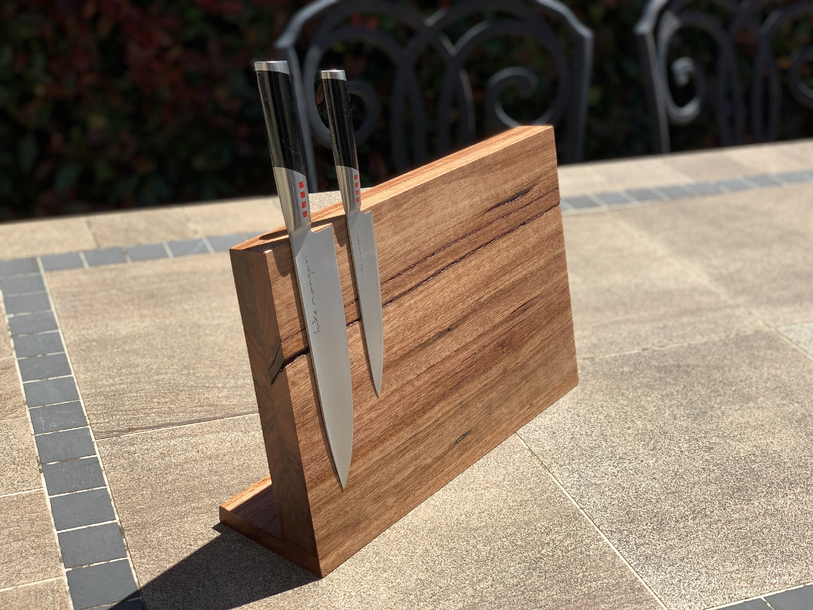 Magnetic Knife Boards - Single Sided Leaning Type 500w x 260h