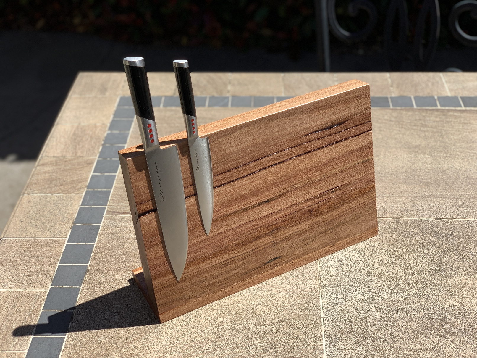 Magnetic Knife Boards - Single Sided Leaning Type 500w x 260h