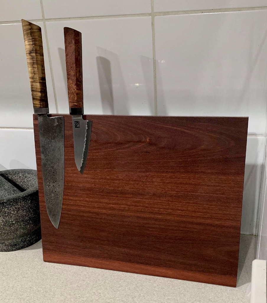 Magnetic Knife Boards - Single Sided Leaning Type 350w x 260h