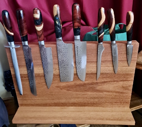 Magnetic Knife Boards - Single Sided L Type Upright 500w x 260h