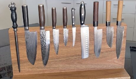 Magnetic Knife Boards - Single Sided L Type Upright 600w x 260h