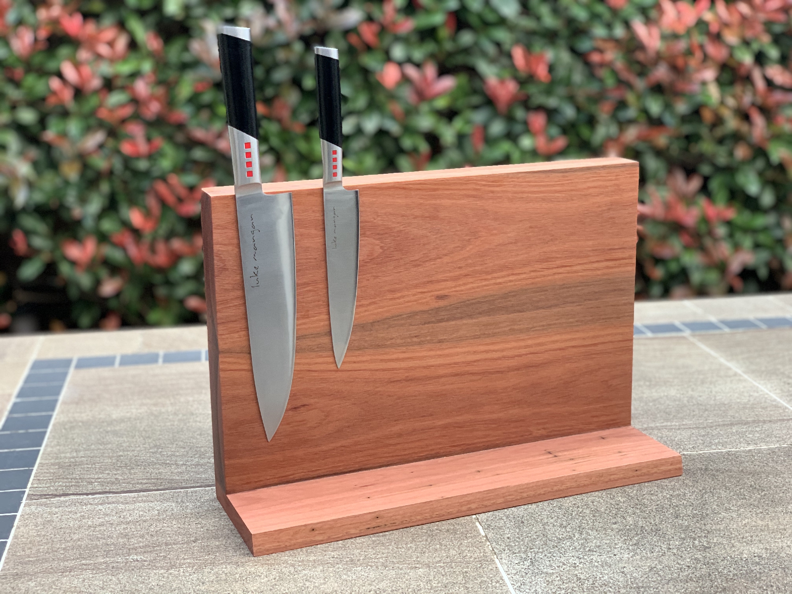 Magnetic Knife Boards - Single Sided L Type Upright 400w x 260h