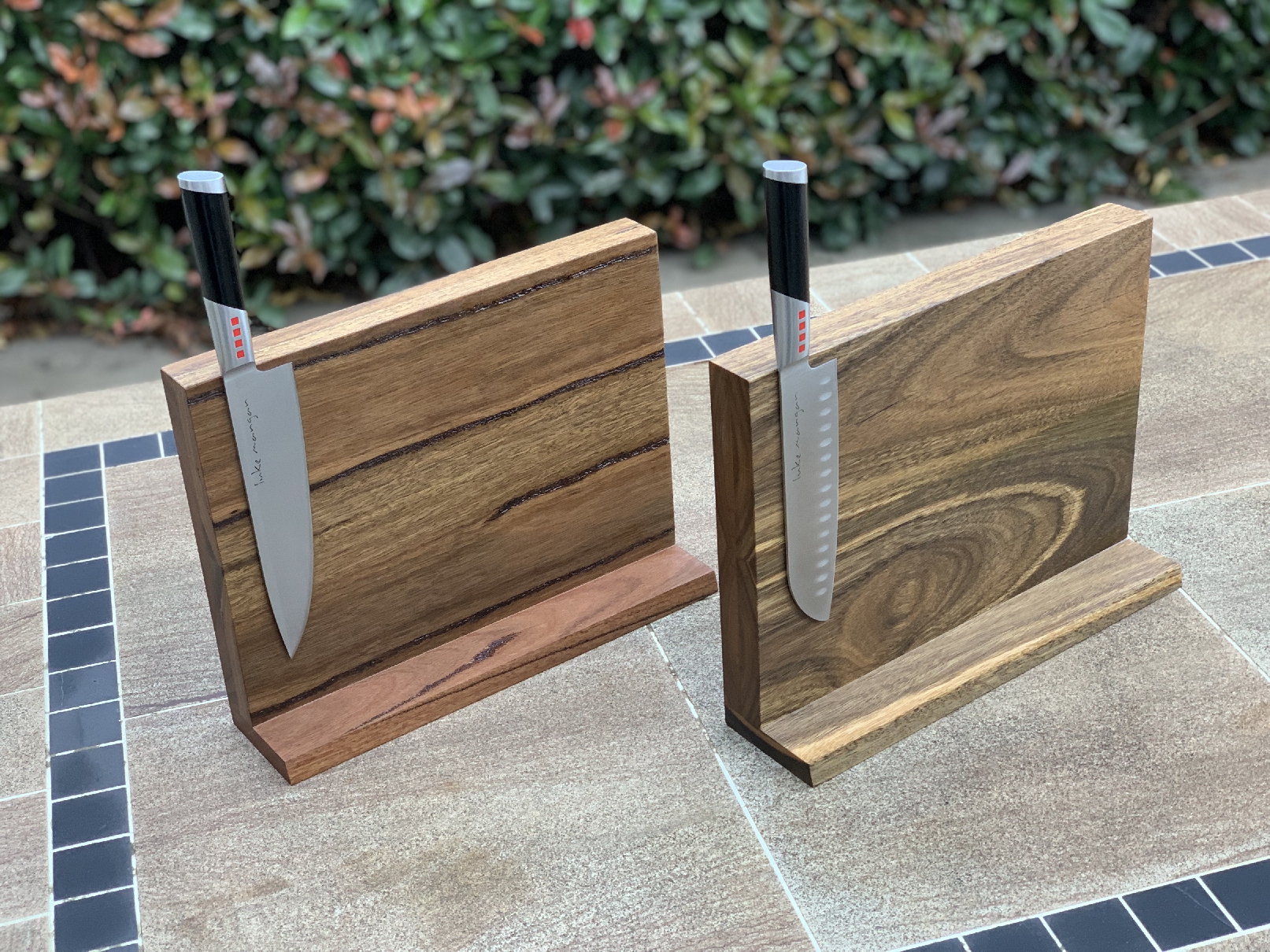 Magnetic Knife Boards - Single Sided L Type Upright 400w x 260h