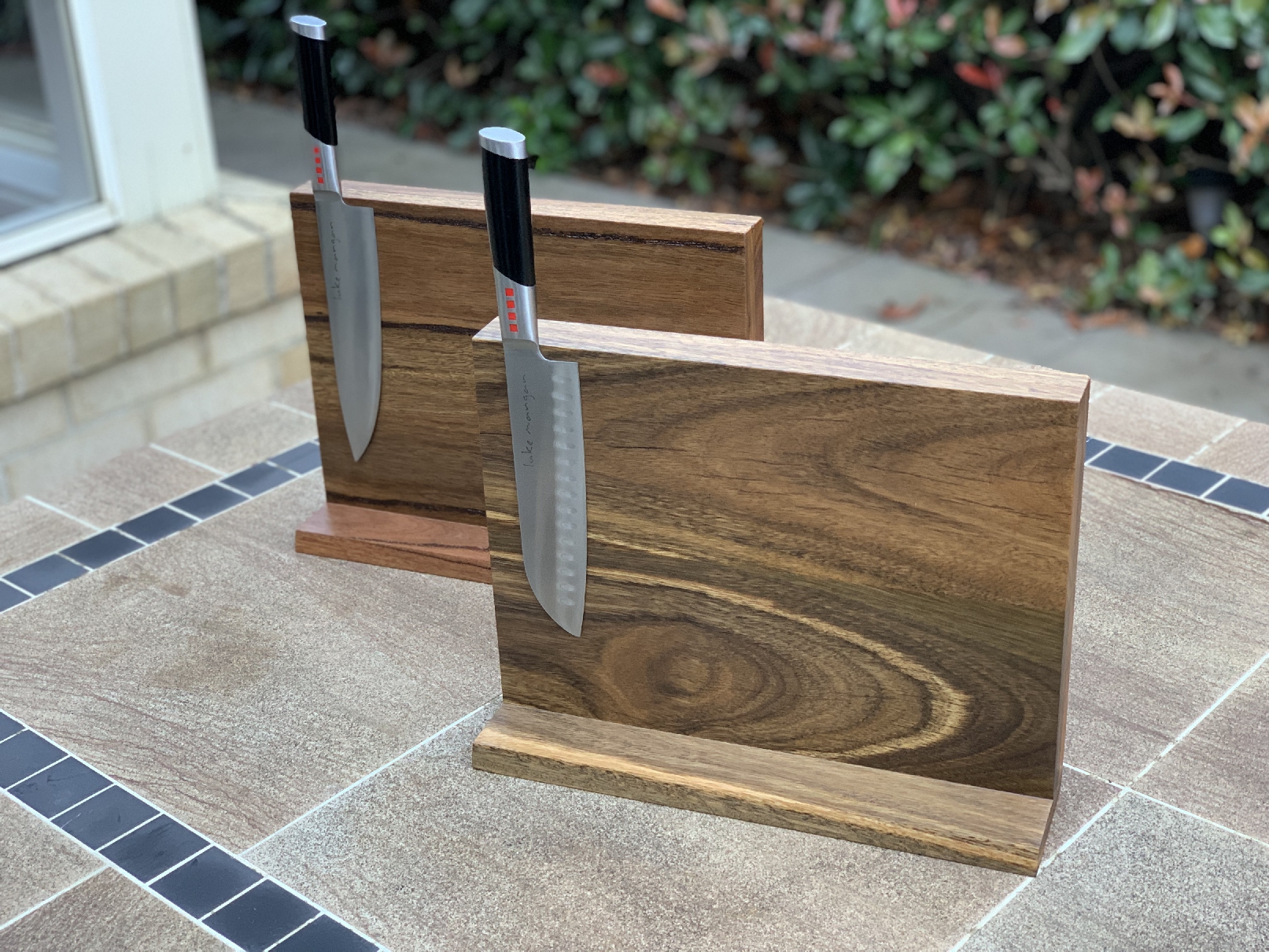 Magnetic Knife Boards - Single Sided L Type Upright 400w x 260h