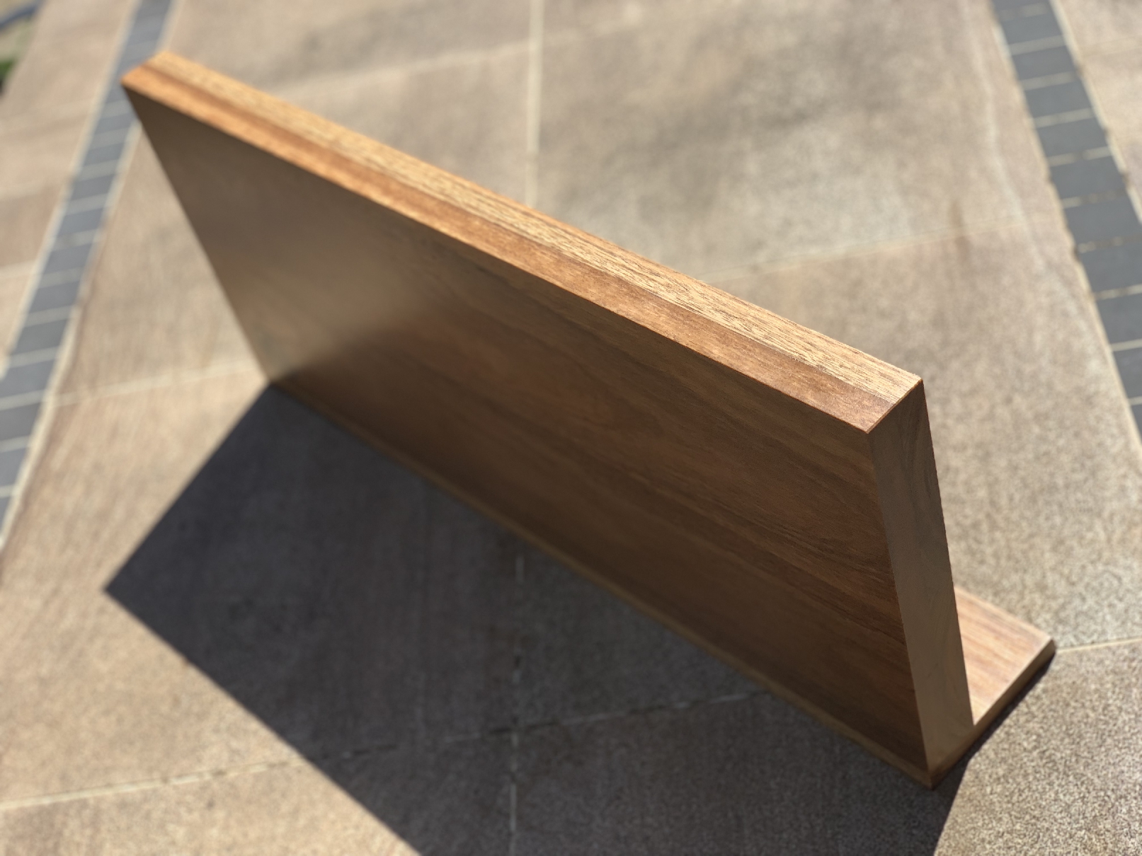 Magnetic Knife Boards - Single Sided L Type Upright 600w x 260h