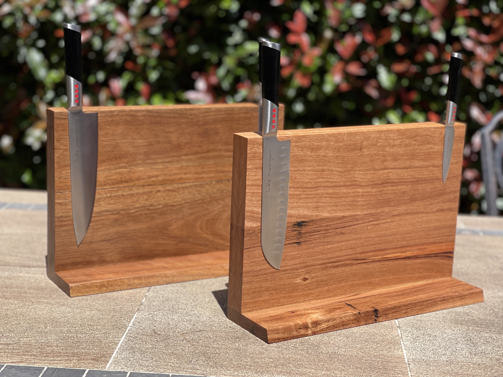 Magnetic Knife Boards - Single Sided L Type Upright 350w x 260h