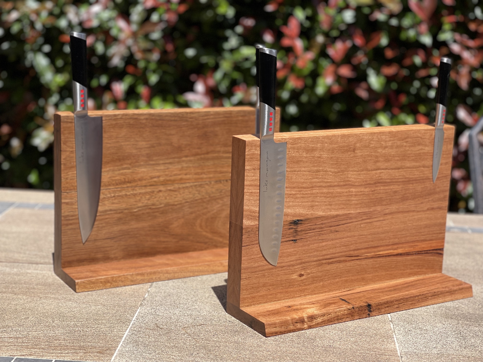 Magnetic Knife Boards - Single Sided L Type Upright 300w x 260h