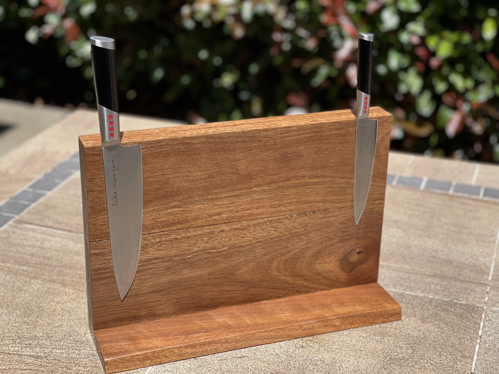 Magnetic Knife Boards - Single Sided L Type Upright 350w x 260h